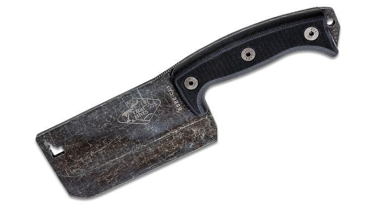 ESEE Knives Expat Cleaver Fixed Blade Knife Black G - 10 (Black SW) CL - 1 - timberknives.com