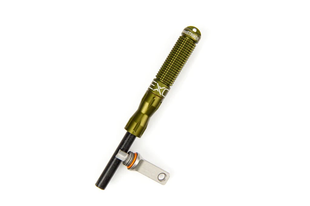 Exo Tac nanoSTRIKER XL Ferro Rod - Olive Drab - timberknives.com
