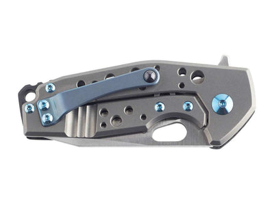 Fox Suru Titan CF Blue Folding Pocket Knife - timberknives.com