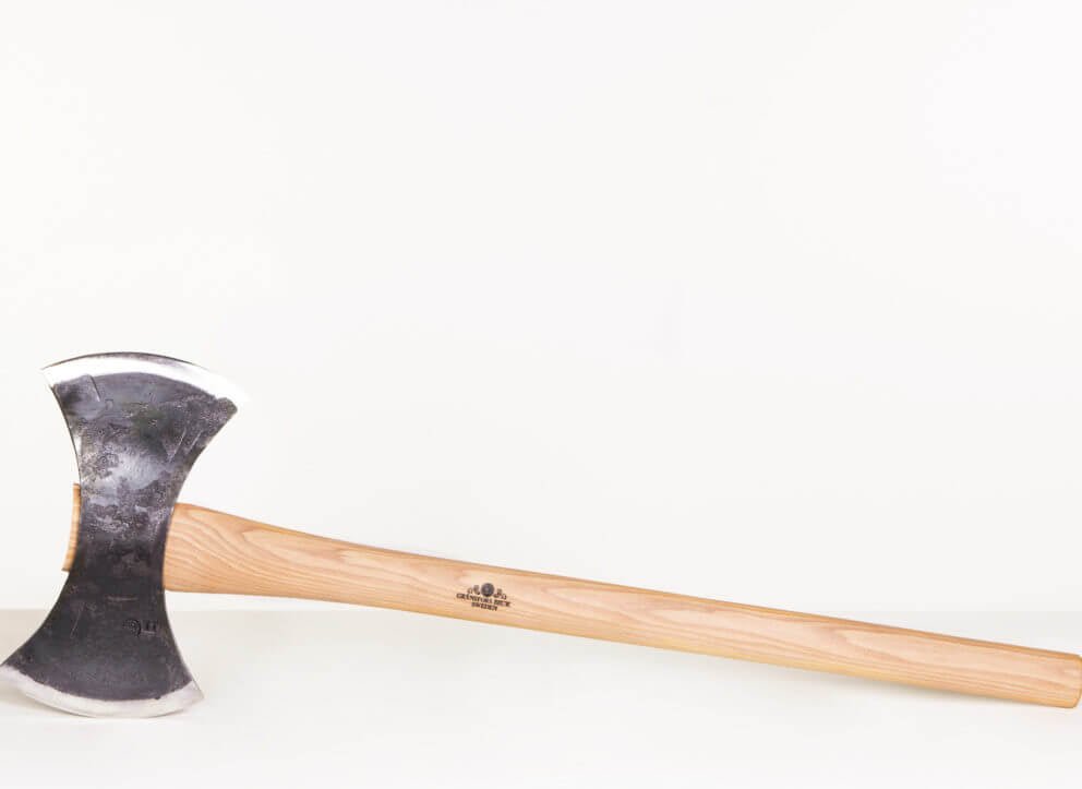 GRÄNSFORS BRUK DOUBLE BIT AXE (Throwing Axe) - Model 490 - 1 - timberknives.com