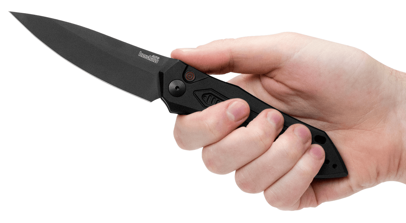 Kershaw Launch 6 - Automatic Knife - (OTS) Out the Side - Model 7800BLK - timberknives.com