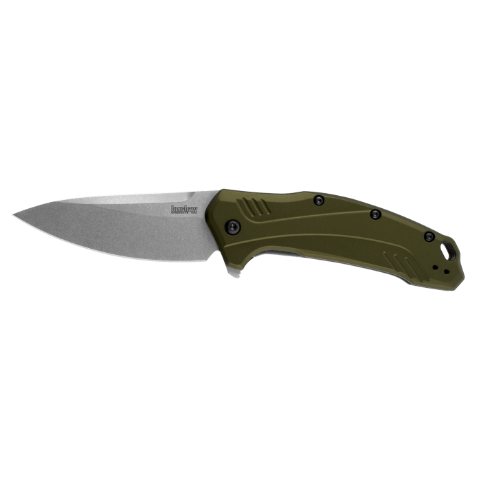 Kershaw Link - Olive Aluminum - Model 1776OLSW - timberknives.com