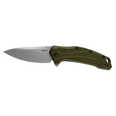 Kershaw Link - Olive Aluminum - Model 1776OLSW - timberknives.com