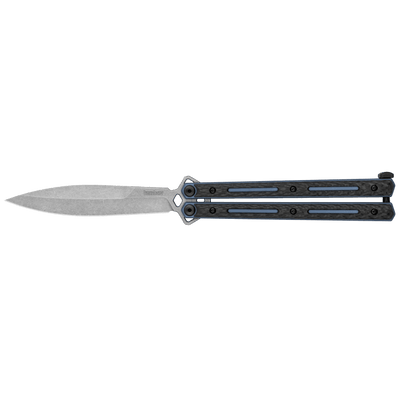 Kershaw Lucha - Balisong Butterfly Knife - Carbon Fiber - Model 5150CF - timberknives.com