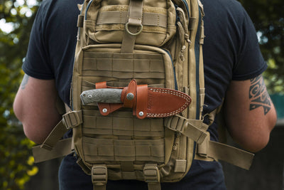 LionSteel M2M Green Canvas Micarta Handles - timberknives.com