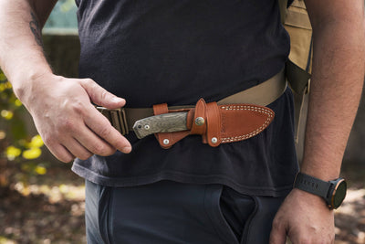 LionSteel M2M Green Canvas Micarta Handles - timberknives.com