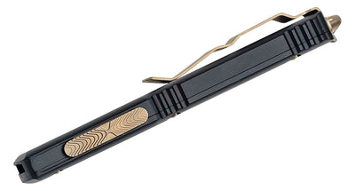 Microtech 119 - 13S Signature Series Ultratech AUTO OTF 3.46" Bronze DLC Two - Tone Hellhound Tanto Blade, Aluminum Handles - timberknives.com
