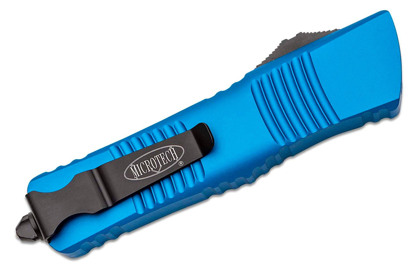 Microtech 142 - 1BL Combat Troodon D/E Black Standard & Blue - timberknives.com