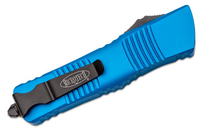 Microtech 142 - 1BL Combat Troodon D/E Black Standard & Blue - timberknives.com