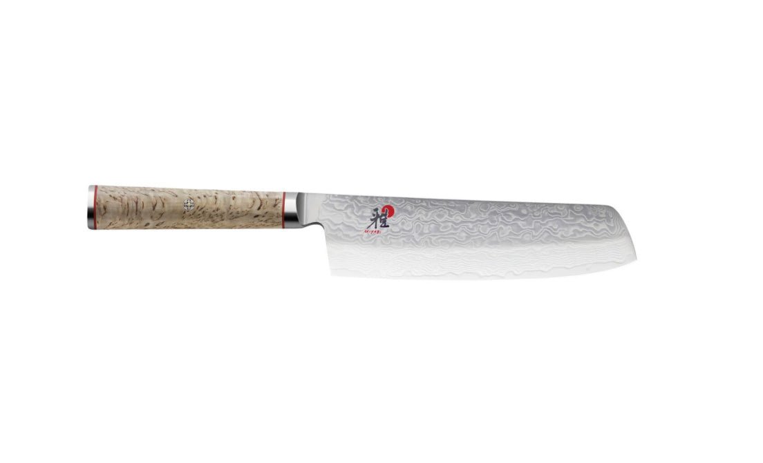 MIYABI BIRCHWOOD 34375 - 173 NAKIRI KNIFE SG2 6.5 - INCH - timberknives.com