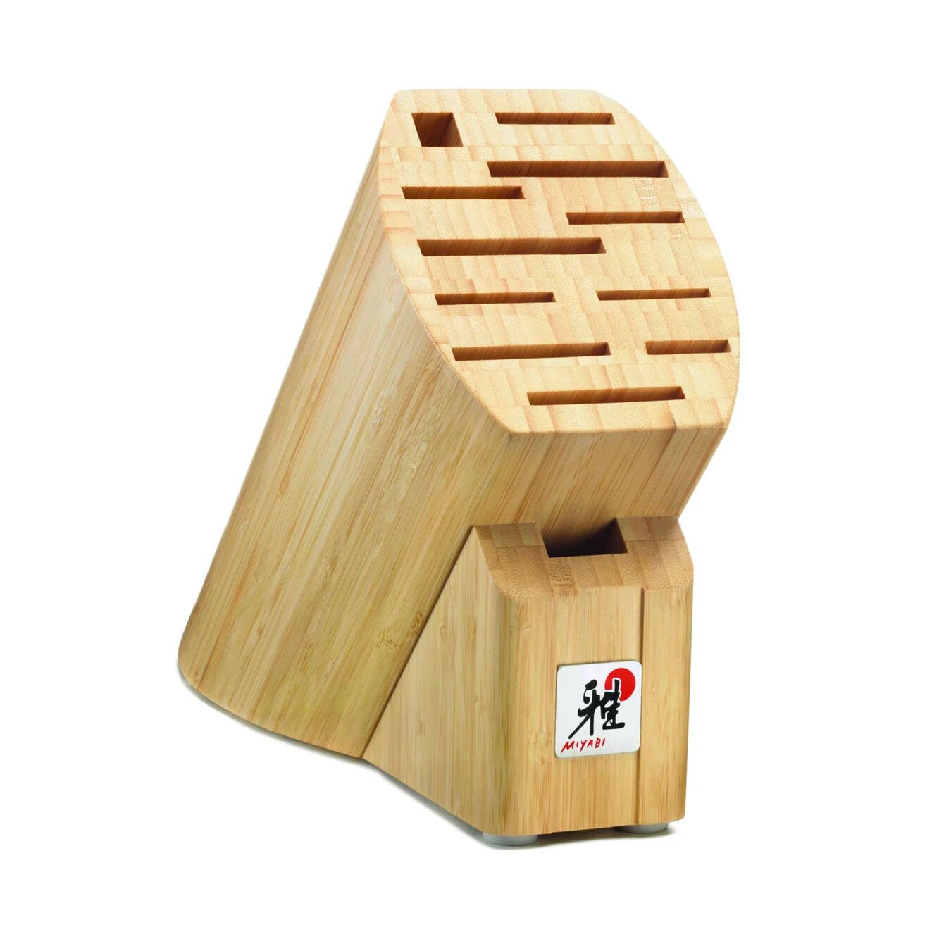MIYABI BIRCHWOOD SG27 - PC KNIFE BLOCK SET 34370 - 007 - timberknives.com