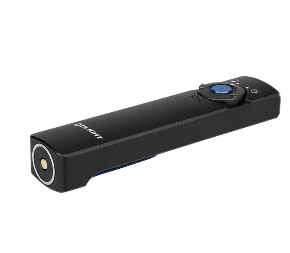 Olight Arkfeld Flat Flashlight with Green Laser & White Light - timberknives.com