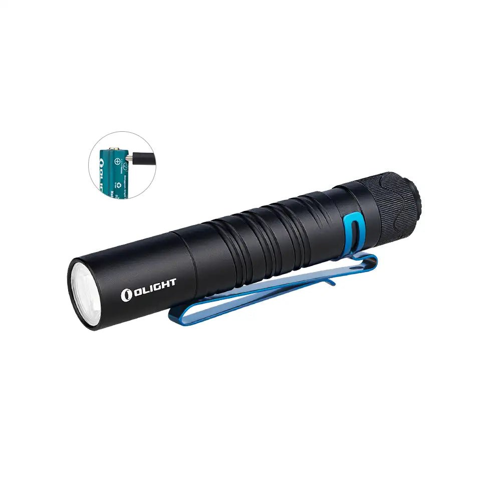 Olight i5R EOS Black Flashlight (350 Lumens) - timberknives.com