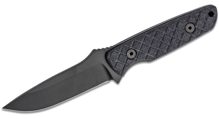 Spartan Blades Alala Fixed Blade Knife Black Micarta (3.75" Black) SBSL004BKBK - timberknives.com