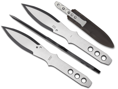 Spyderco 11" Large Spyder Throwers Throwing Knives (Set of 3) - Model TK01LG - timberknives.com