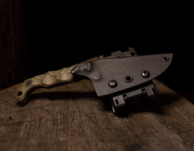 Stroup Knives - Mini Blade Fixed Blade (Handle: G10 OD) - timberknives.com