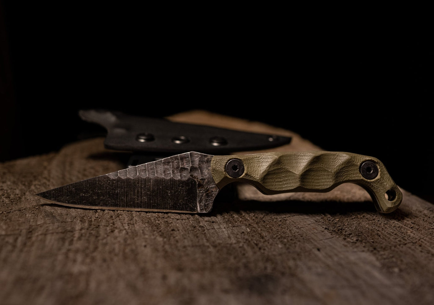 Stroup Knives - Mini Blade Fixed Blade (Handle: G10 OD) - timberknives.com