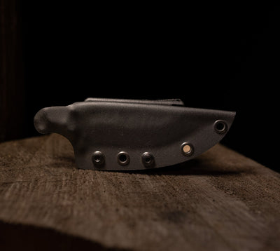 Stroup Knives - Model GP1 Fixed Blade (Handle: G10 Black) - timberknives.com