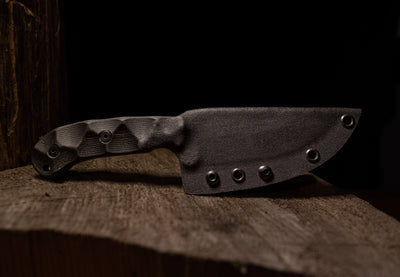 Stroup Knives - Model GP1 Fixed Blade (Handle: G10 Black) - timberknives.com