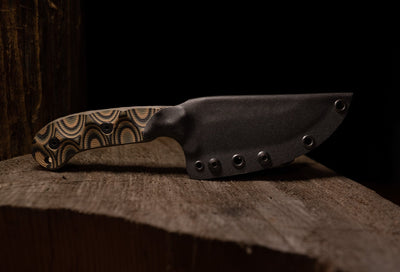 Stroup Knives - Model GP1 Fixed Blade (Handle: G10 Camo) - timberknives.com