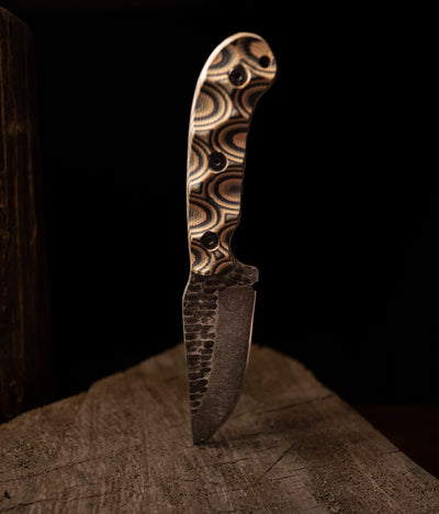 Stroup Knives - Model GP1 Fixed Blade (Handle: G10 Camo) - timberknives.com