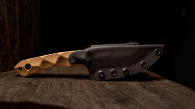 Stroup Knives - Model GP2 Fixed Blade (Handle: G10 Tan) - timberknives.com
