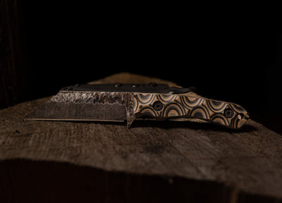 Stroup Knives - Model TU3 Fixed Blade (Handle: G10 Camo) - timberknives.com