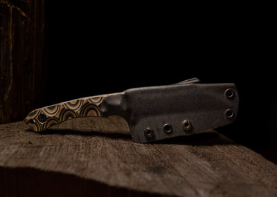 Stroup Knives - Model TU3 Fixed Blade (Handle: G10 Camo) - timberknives.com