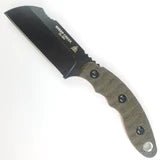 TOPS Knives Sheep Creek Fixed Blade Knife Green/Tan Micarta (3.75" Black) - timberknives.com