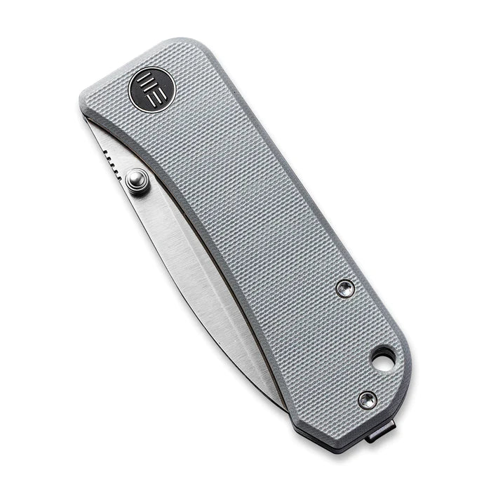 WE KNIVES Banter Thumb Stud Knife Gray G10 Handle (2.9" CPM S35VN Blade) - 2004E - timberknives.com