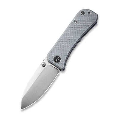 WE KNIVES Banter Thumb Stud Knife Gray G10 Handle (2.9" CPM S35VN Blade) - 2004E - timberknives.com