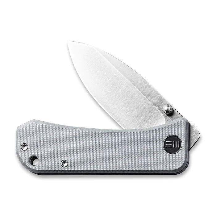 WE KNIVES Banter Thumb Stud Knife Gray G10 Handle (2.9" CPM S35VN Blade) - 2004E - timberknives.com