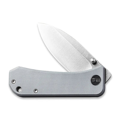 WE KNIVES Banter Thumb Stud Knife Gray G10 Handle (2.9" CPM S35VN Blade) - 2004E - timberknives.com