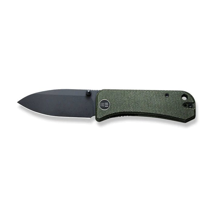 WE KNIVES Banter Thumb Stud Knife Green Micarta Handle (2.9" CPM S35VN) - 2004J - timberknives.com