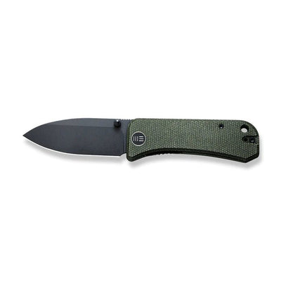 WE KNIVES Banter Thumb Stud Knife Green Micarta Handle (2.9" CPM S35VN) - 2004J - timberknives.com