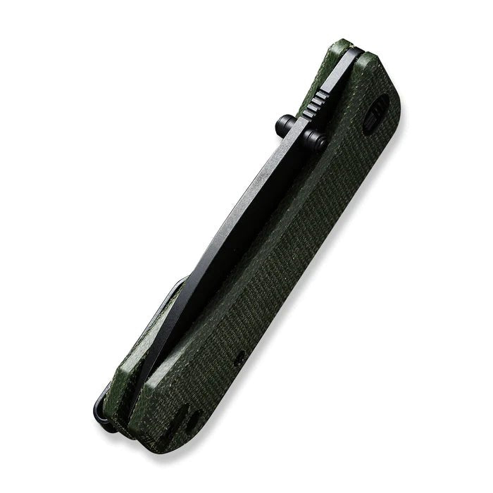 WE KNIVES Banter Thumb Stud Knife Green Micarta Handle (2.9" CPM S35VN) - 2004J - timberknives.com
