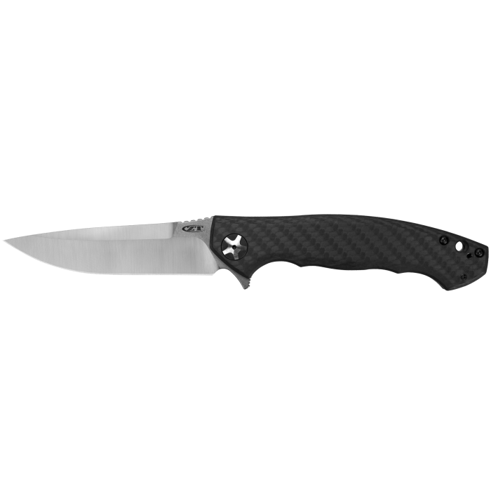 Zero Tolerance 0452CF Flipper Folding Knife Carbon Fiber (4.1" Satin) Sinkevich ZT - Model 0452CF - timberknives.com